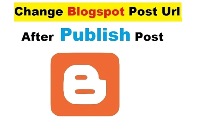 change blogger url