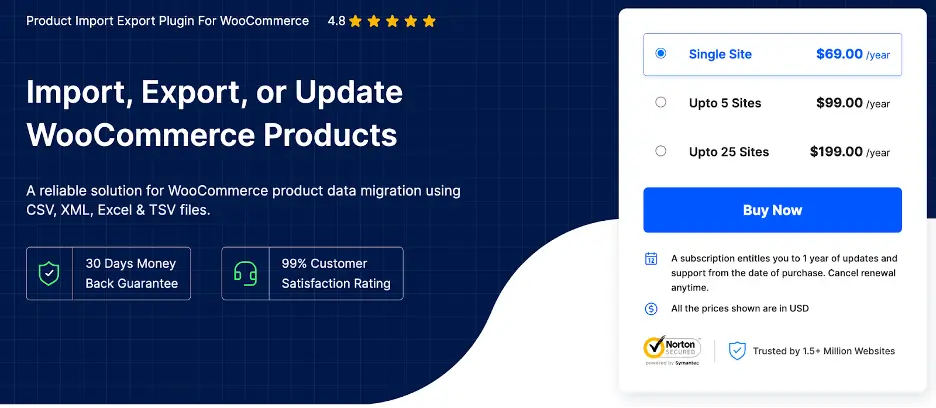 Product Import Export Plugin For WooCommerce