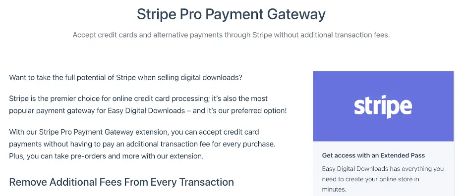 Stripe Pro Payment Gateway