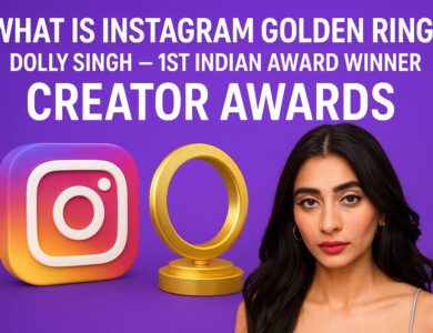 Dolly Singh 1st Indian Instagram Golden Ring Award Winner
