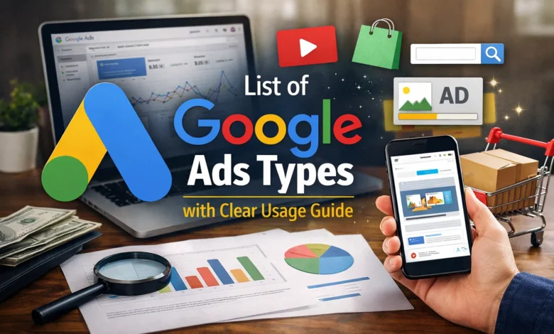 List of Google Ads Types