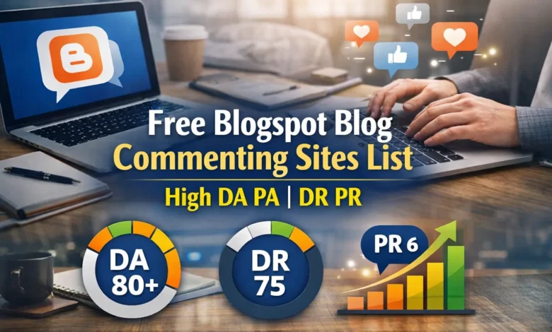 Free Blogspot Blog Commenting Sites List